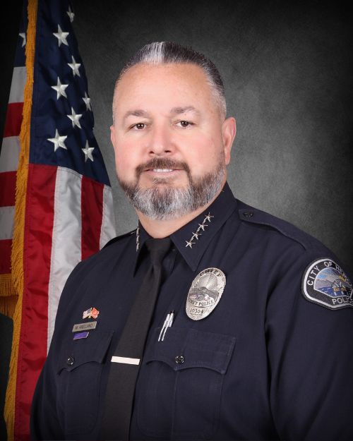 Hemet Police Chief Michael Arellano