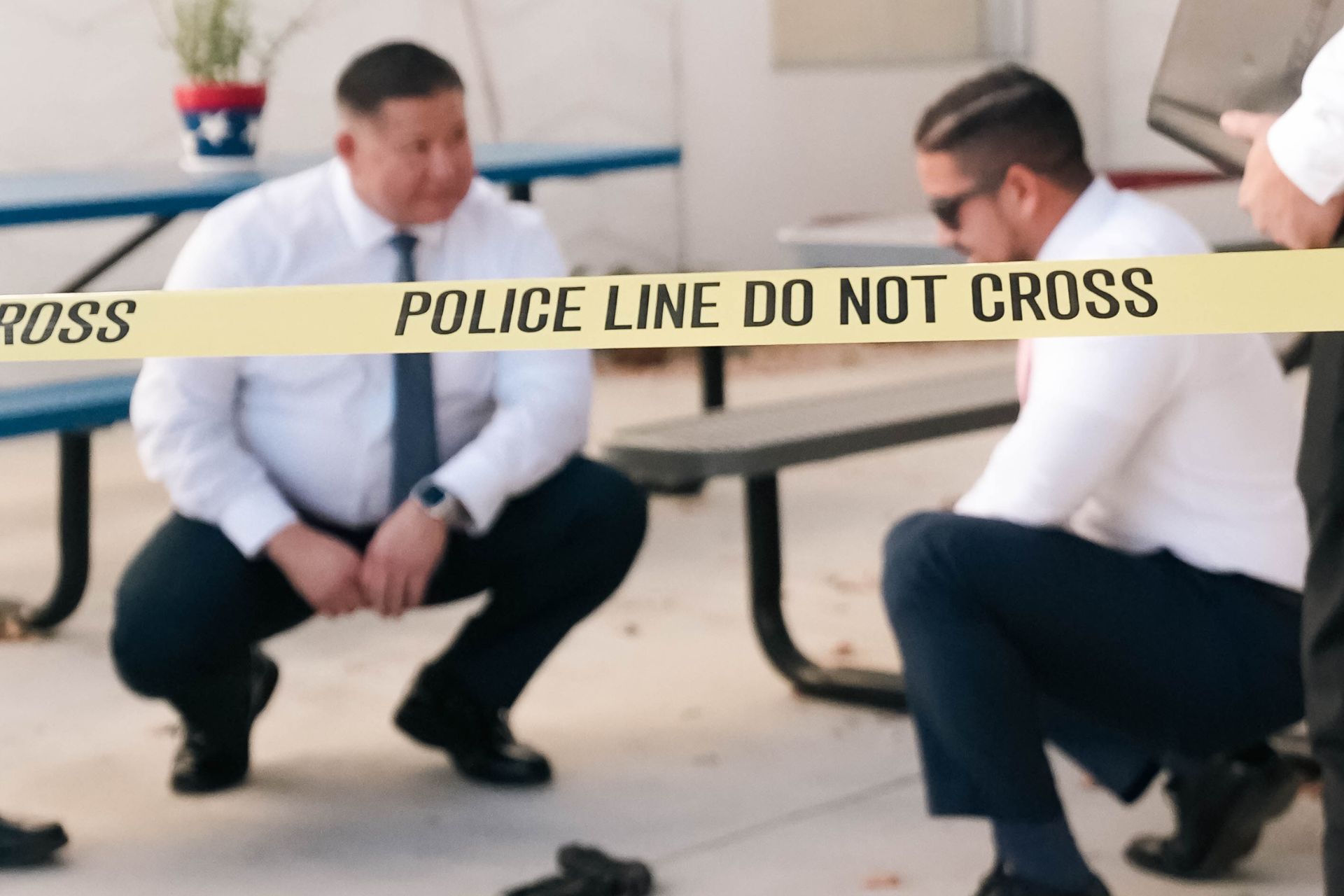 Hemet PD Detectives at a Scene